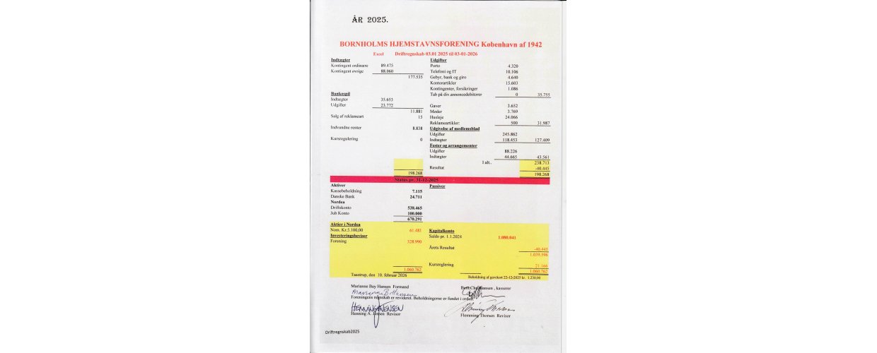 &Aring;rsregnskab 2025